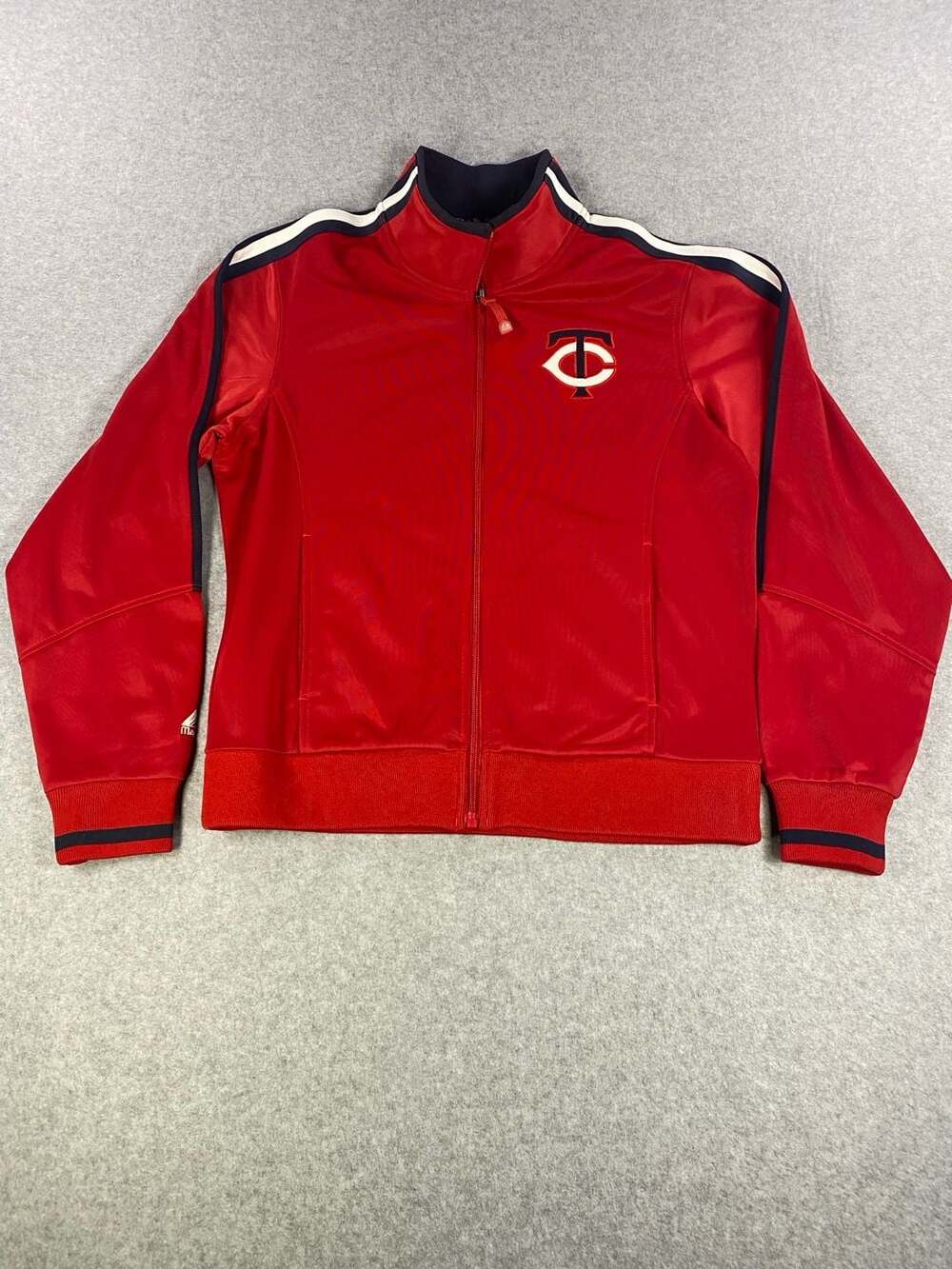 Majestic Minnesota Twins Therma Base Authentic Collection Full Zip Track Jacket